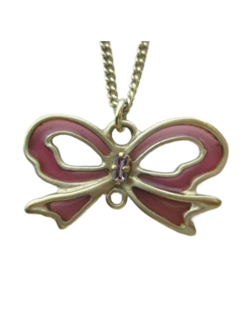 Chanel Pendant Logo Ribbon Gold